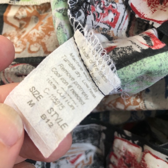 Kahala boys vintage Christmas Hawaiian button shirt M - Picture 6 of 9